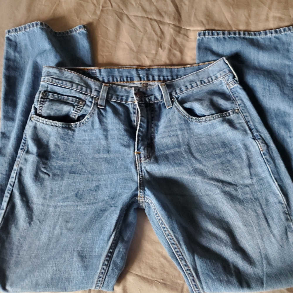 Mens Levi 527 Slim Bootcut Jeans